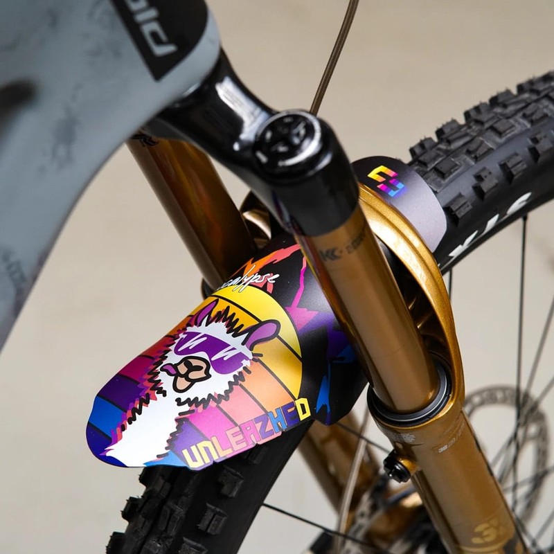 unleazhed Screw-On Mudguard, M01 Bolt On Mudguard, Made in Germany,