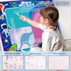 HIHALO Tapete mágico Infantil,Pizarra mágica Infantil,Pintar con Agua,100×80cm tapete para