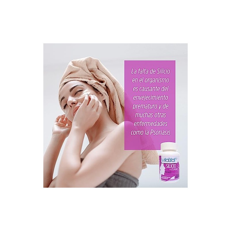 Silicio Colgeno Revitaliza tu piel Fortalece tendones, uas y cabello