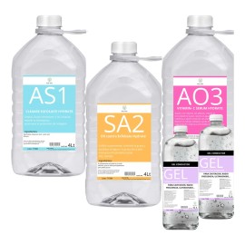 3soluciones Hidra-facial 4lt As1 Sa 2 A O3 + 2 Gel De Regalo