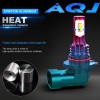 AQJ 9005 9006 LED Headlights Kit Combo Bulbs 8500K High