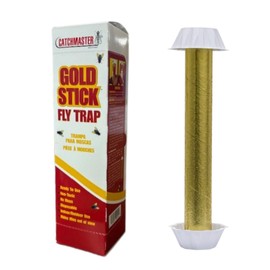 Fly Trap Sticks - Full Case of 12 – Effective & Easy-to-Use Fly Control Solution | Premium USA Supply Gloves for Safe Eradication | USA Supply Pest ID Card