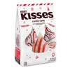 HERSHEY'S KISSES Candy Cane Flavored, Christmas Candy Bulk Bag, 30.1