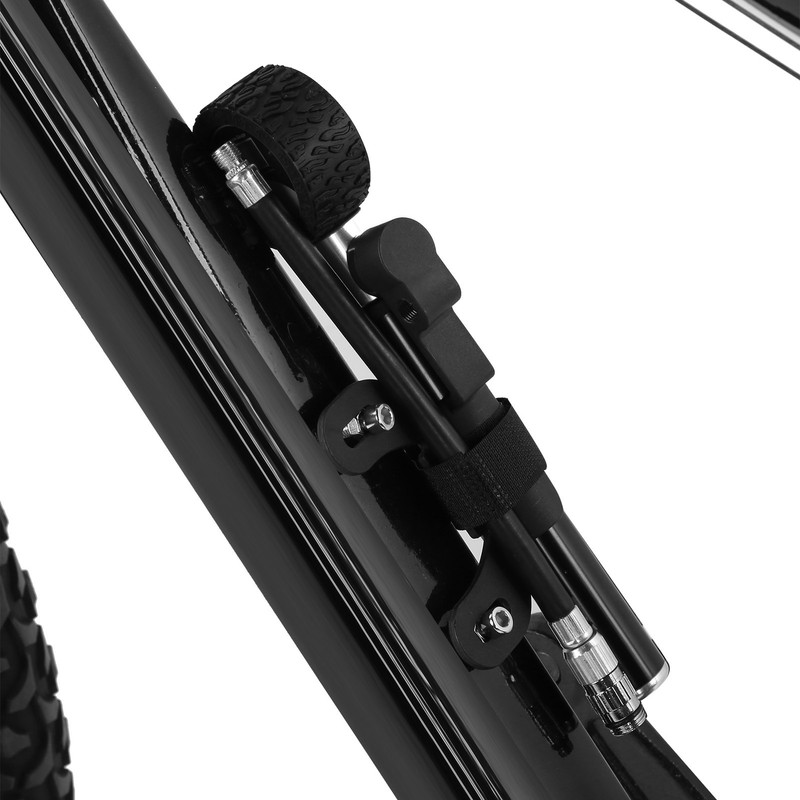 Bicycle Digital Display Air Pump with Needles Hose Kit Bike