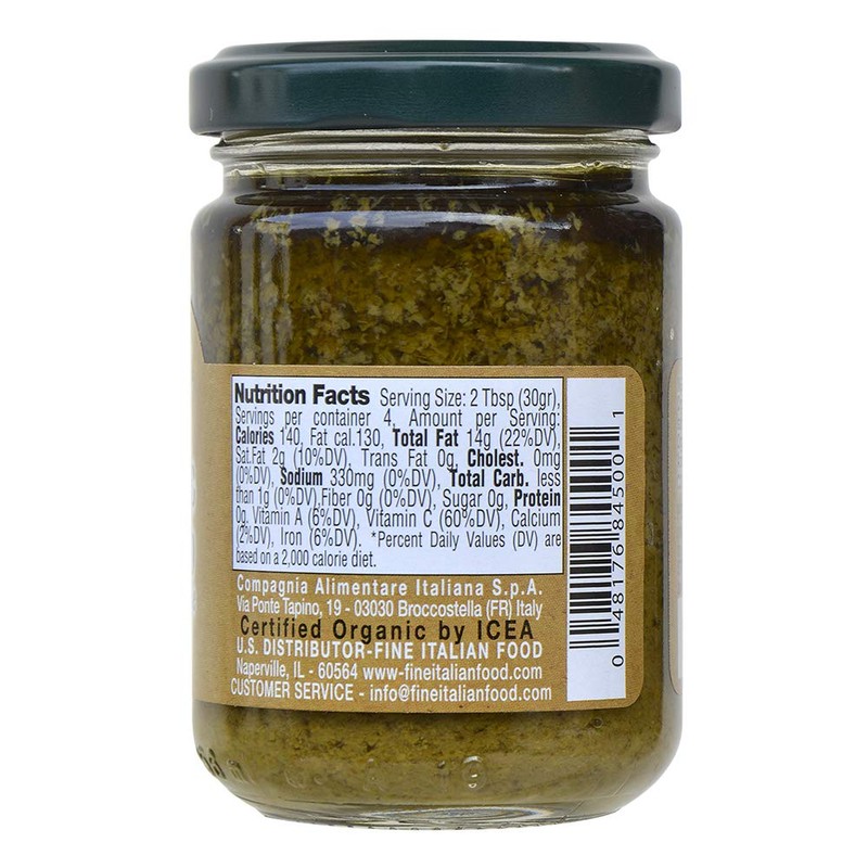 Mantova Organic Pesto Genovese (Pack of 4)