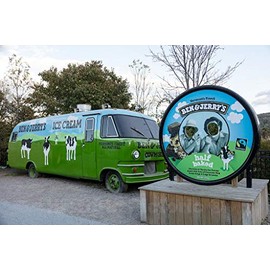 Historic Pictoric Photo - Scene Outside The Ben and Jerry's Ice Cream Factory in South Burlington- Fine Art Photo Reporduction 12in x 08in