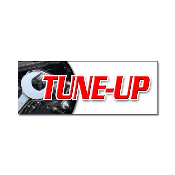 12" Tune UP Decal Sticker Repair Diagnosis fix Check Engine