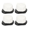 4pcs Handheld Vacuum Cleaner Filter High Strength Efficient Dust Cup