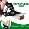 BSRTTOOL Bypass Pruning Shears Garden Clippers, Gardening Scissors with Sharp,