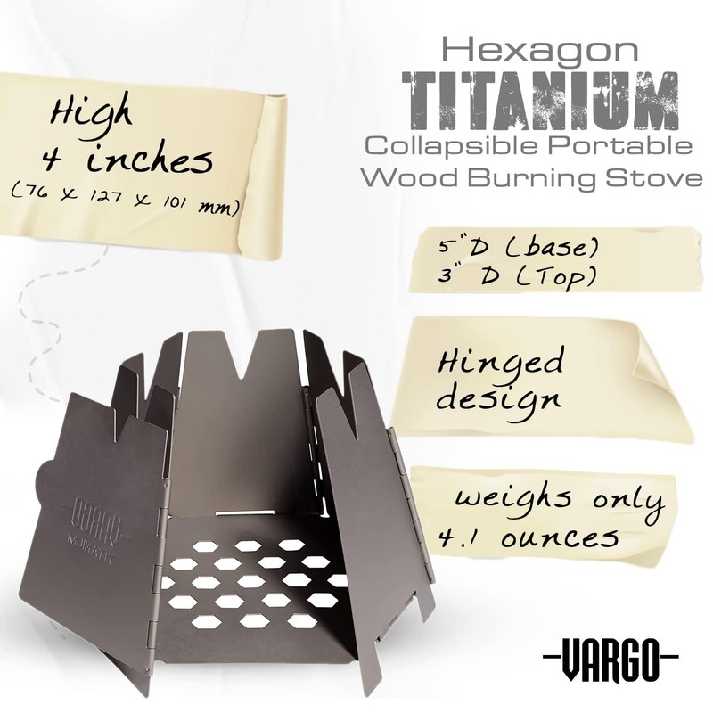 Vargo Hexagon Wood Stove