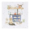 Wrendale Designs Country Kitchen Canvas dogs and cats 20CM