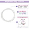 Maymom Pump Parts 1x Flange (24mm) 1 Valve 1 Tubing