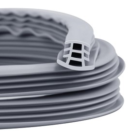 Flexible EPDM Rubber Strip (100 ft Long and 3/4 inch Wide) for Concrete Crack Repair and Replacement - Weather and Aging Resistant Expansion Joint Filler for Driveways and Sidewalks