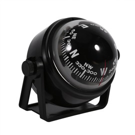 TKSE Digital Compass Multipurpose Marine Mount Voyager Compass for Boats, Caravans, Trucks (Black)