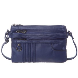 MINICAT Multiple Pockets Small Crossbody Purse Cell Phone Purse Shoulder Bags for Women Cross Body Bag for Woman(Blue Small)