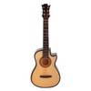 Minature Guitar Model Wooden Mini Musical Instrument Guitar Replica with