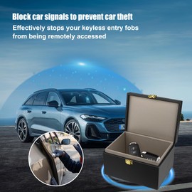 Faraday Box, Diyife Protector de Llavero de Coche, RFID Key Box Bloqueo de Señal, Bloqueador de Señal de Fibra de Carbono, Llavero Sin Llave