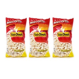 Vale D'ouro Traditional Starch Salted Cookies (3 Pack, Total of 600g)