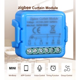 Zigbee Rollladenschalter, Tastschalter für elektrische Rollläden, Sprachsteuerung mit Alexa und Google Home, Smart Life App Steuerung, Timer Switch 300W (1)