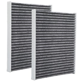 CF12450 Cabin Air Filter for Jeep Wrangler L4 2.0L V6 3.6L 18-24 for Wrangler V8 6.4L 21-24 for Gladiator V6 3.6L 20-24 Cabin Filter Replacement with Activated Carbon Replace 68565698AA, 2 Pack