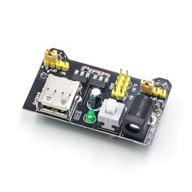 TECNOIOT MB102 Solderless Breadboard Power Supply Module 3.3V 5V, 2pcs, Compatible with 5V, 3.3V, Max. Output Current: <700mA, Electronics