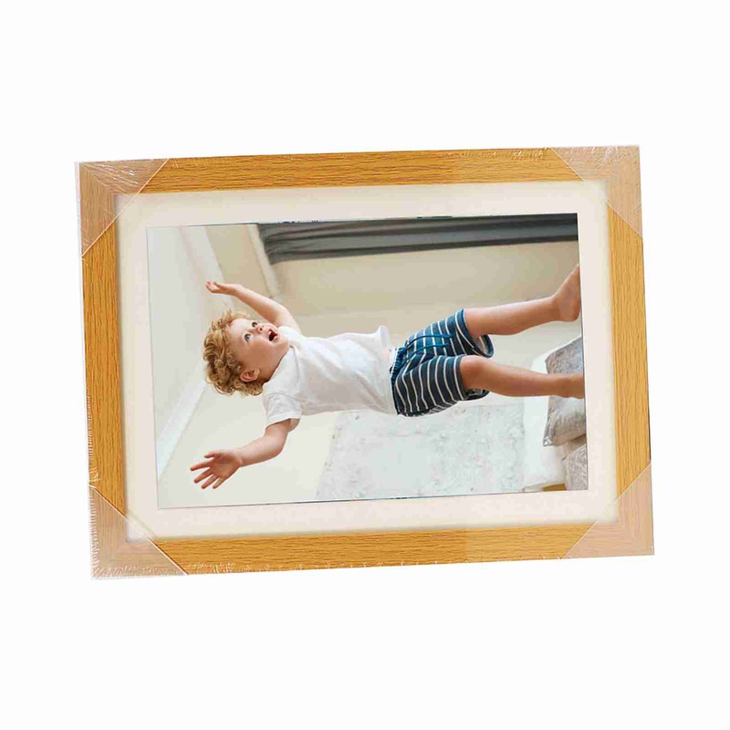 Wooden photo frame table oil painting storage box Kids Art