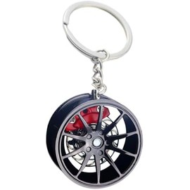 2 Llavero Auto Del Cubo Rueda, Llavero Metal Modelo Pieza De Automóvil, Llaveros Creativo, Accesorios Coche Para Hombre, Modelo De Pieza Automóvil