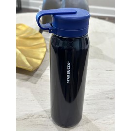 Starbucks Blue Iridescent Vacuum Insulated Stainless Steel Water Bottle, 20 oz