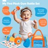 hahaland Baby Toys for 3-6-12 Months, Fitness-Inspired Baby Sensory Toy,