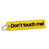 emc.nexus Keyring - Don't Touch Me! - Double-Sided Yellow Pendant