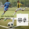 Soccer Screwback Earrings for Women - 925 Sterling Silver Sports