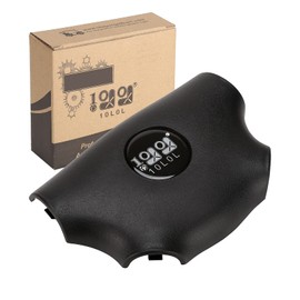 10L0L Golf Cart Steering Wheel Cover without Scorecard for E-Z-GO G&E 2000-UP Black