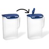 Starfrit LocknLock Plastic Juice Container - 68oz/2L - Airtight &