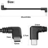 GELRHONR 90 Degree USB Type C Cable, Up Down Angle