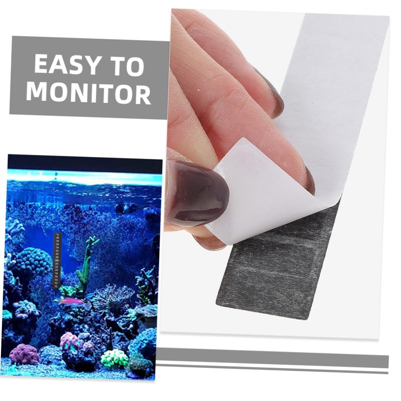 GLEAVI Aquarium Temperature Stickers 6 Pack 10℃ to 40℃ Range