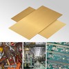 Axigundaone 2 Pcs Brass Sheet for Crafts, 14 Gauge(1.5 mm)