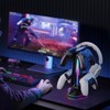 Luckit Gaming Headphones Stand, RGB Headset Stand with 12 Light