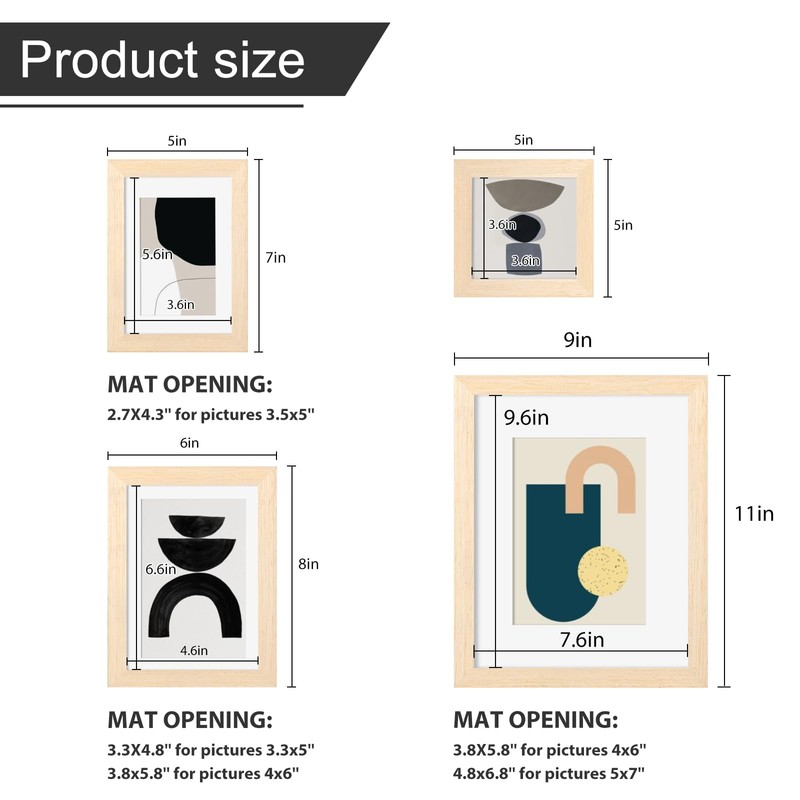 Egofine Picture Frame Set 12 Pack, Picture Frames Collage Wall