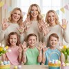 YVAINE 80pcs Christian Easter Temporary Tattoos, Religions Easter Bunny Doodles