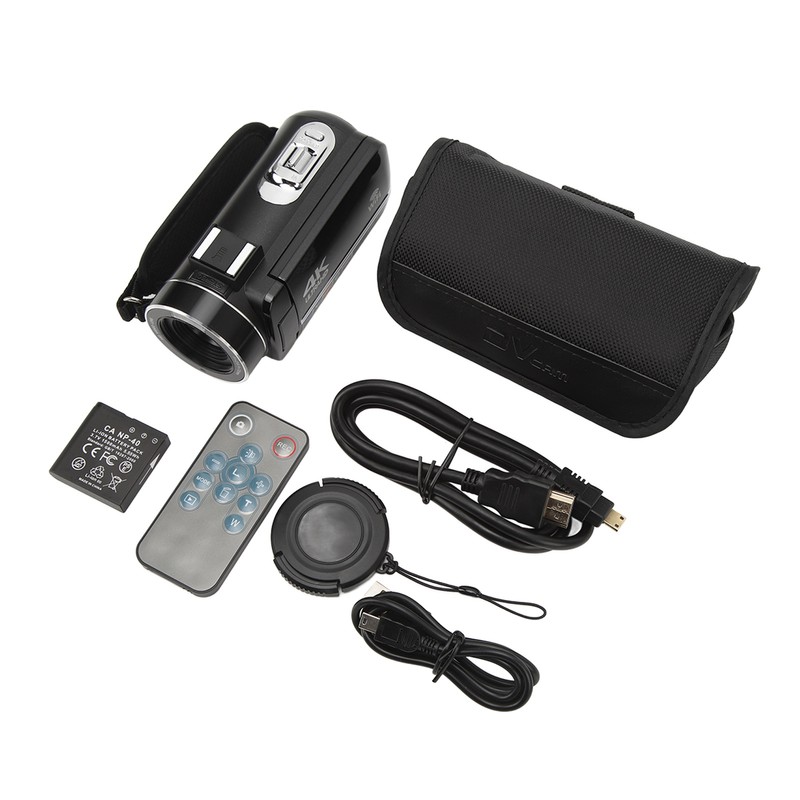 4K Video Camera 48MP 3.0 Inch Touch Screen 18x Digital