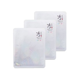Sooryehan White Ginseng Whitening Mask 33ml / 수려한 화이트 진생 미백 마스크 33mlX3매