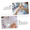 Mikinona Nail Art Design Set Fake Nail Tips Plastic Fan-shaped