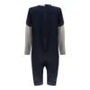 Kaycey Zip back Long Sleeve Short Leg Jumpsuit For Boys