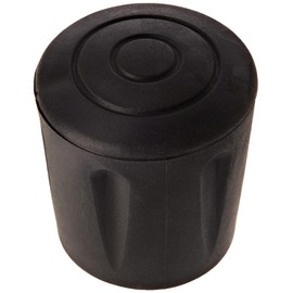 cyclingcolors 4 x Furniture Feet Rubber Furniture Gliders Round Chair Caps Foot Caps Protective Caps for Chair Legs Black Tube Caps End Caps Round Tube (22 mm)