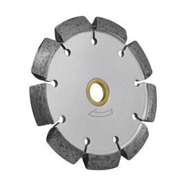 V-Shaped Segment 5 Inch Crack Chaser Diamond Blade Arbor 7/8 Inch-5/8 Inch