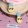 Opexicos 2Pcs Pineapple Enamel Pin Badge Brooch
