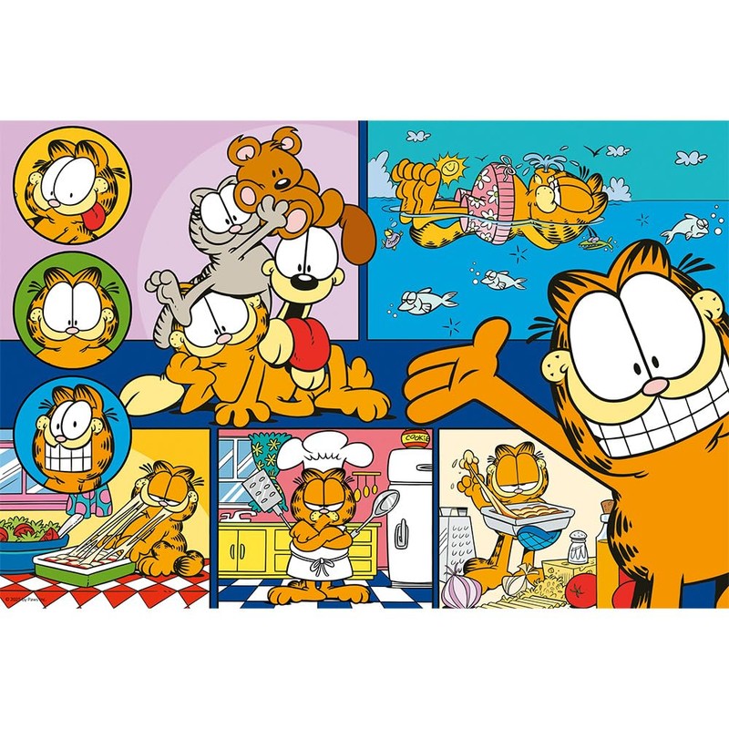 Trefl - Garfield, Lazy Garfield - Puzzle 100 Pieces -