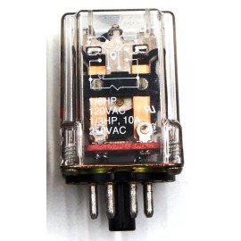 AMP POTTER & BRUMFIELD KRP11DN Relays 24VDC Coil DPDT 10 Amp Octal Plug