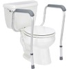 Foldable Toilet Safety Rail with Adjustable Height – Universal Fit