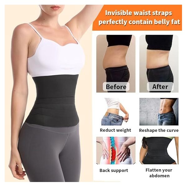 Tummy wrap waist trainer, Waist Trimmer One size fits all